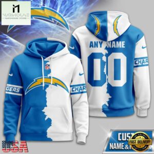 Los Angeles Chargers 2025 NFL Victory Split Limited Hoodie Shirt