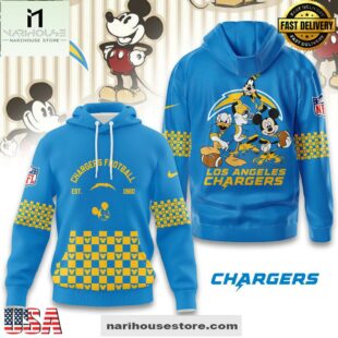 Los Angeles Chargers Football Disney's Best Friends Hoodie