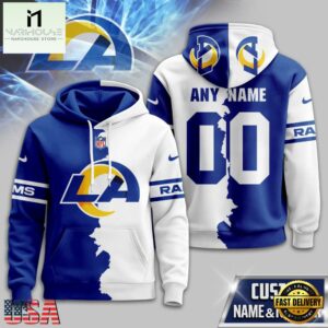 Los Angeles Rams 2025 NFL Victory Split Limited Hoodie Shirt
