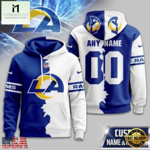 Los Angeles Rams 2025 NFL Victory Split Limited Hoodie Shirt