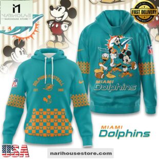 Miami Dolphins Football Disney's Best Friends Hoodie