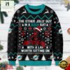Miami Dolphins NFL Deadpool Ugly Christmas Sweater
