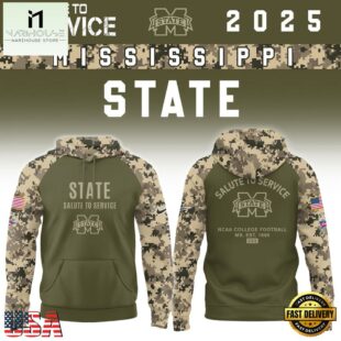 Mississippi State 2025 NCAA Salute To Service Limited New Hoodie
