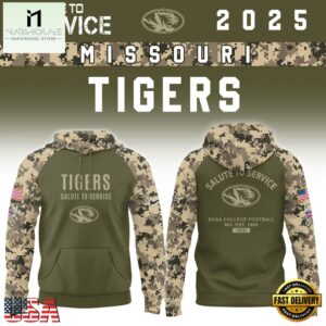 Missouri Tigers 2025 NCAA Salute To Service Limited New Hoodie