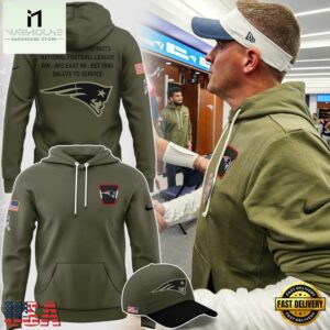 New England Patriots Salute to Service 2025 Special New Hoodie