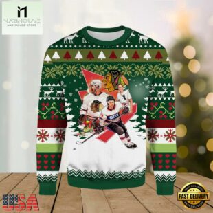 NHL Chicago Blackhawks Ugly Christmas Sweater