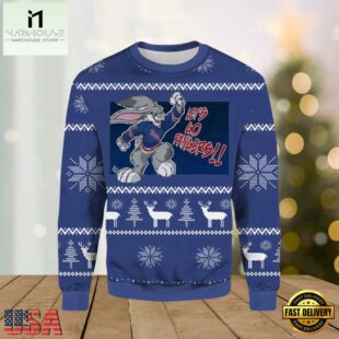 NHL Mascot Let's Go Rangers Ugly Sweater