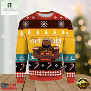 Odell Beckham Jr Cleveland Ugly Sweater