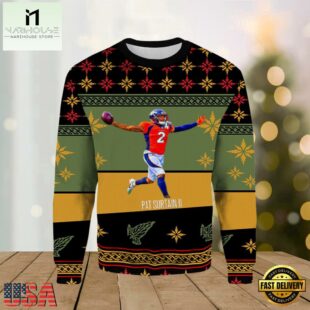 Pat surtain II Denver Broncos Ugly Christmas Sweater