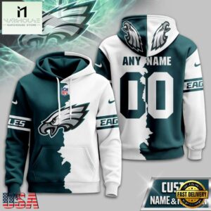 Philadelphia Eagles 2025 NFL Victory Split Limited Hoodie Shirt