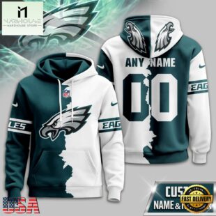Philadelphia Eagles 2025 NFL Victory Split Limited Hoodie Shirt
