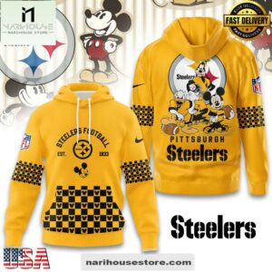 Pittsburgh Steelers Football Disney's Best Friends Hoodie