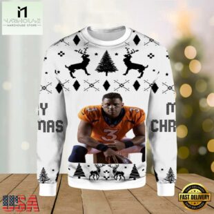 Russell Wilson Denver Broncos Ugly Christmas Sweater