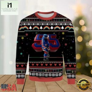 Ryan Lindgren New York Rangers Ugly Christmas Sweater
