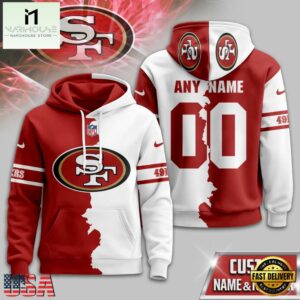 San Francisco 49ers 2025 NFL Victory Split Limited Hoodie Shirt