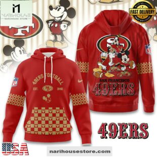 San Francisco 49ers Football Disney's Best Friends Hoodie