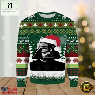 Santa Darth Vader Star Wars Ugly Christmas Sweater