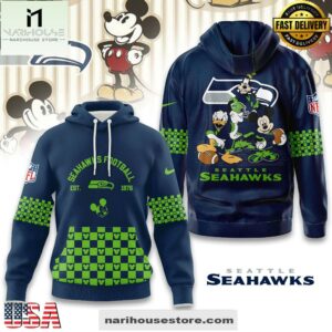 Seattle Seahawks Football Disney's Best Friends Hoodie