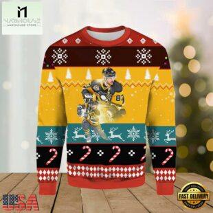 Sidney Crosby Pittsburgh Penguins Ugly Christmas Sweater