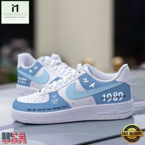 Taylor Swift Music Christmas Air Force 1 Shoes For Fans
