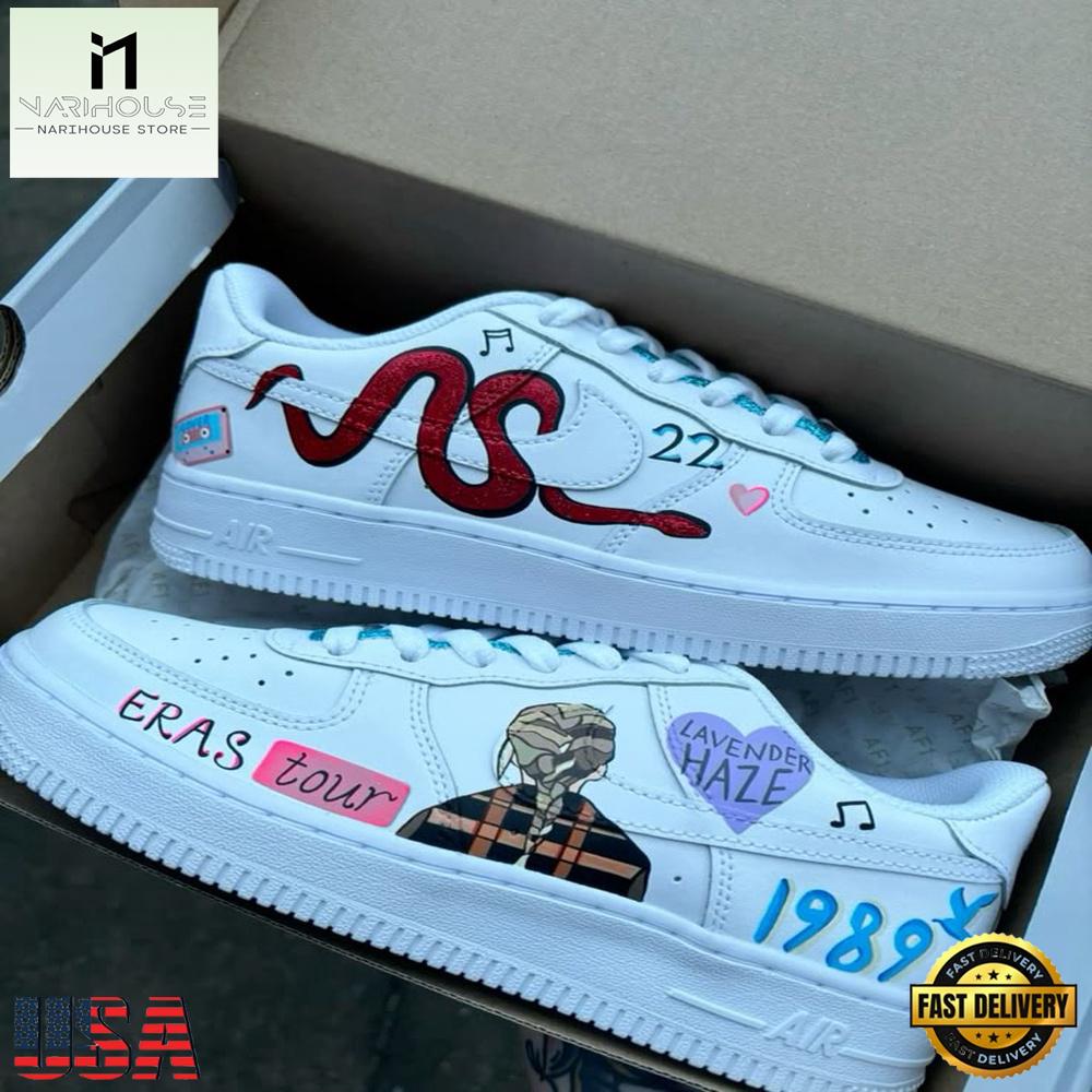 Taylor Swift The Eras Tour Air Force 1 Shoes For Fans Taylor Swift The Eras Tour Air Force 1 Shoes For Fans