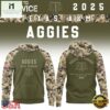 Texas AM Aggies 2025 NCAA Salute To Service Limited New Hoodie