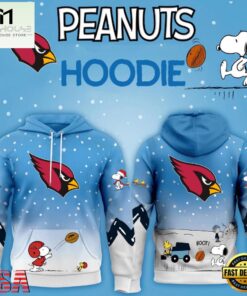 Arizona Cardinals NFL x Peanuts Christmas Unisex Hoodie