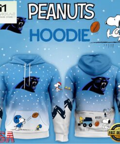 Carolina Panthers NFL x Peanuts Christmas Unisex Hoodie