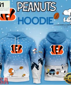 Cincinnati Bengals NFL x Peanuts Christmas Unisex Hoodie