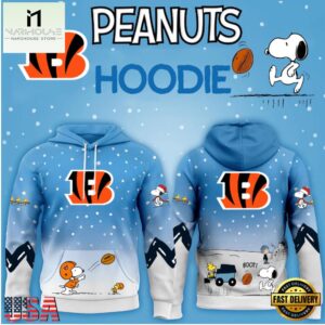 Cincinnati Bengals NFL x Peanuts Christmas Unisex Hoodie