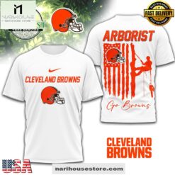 Cleveland Browns NFL Arborist 3D Shirt For Fans