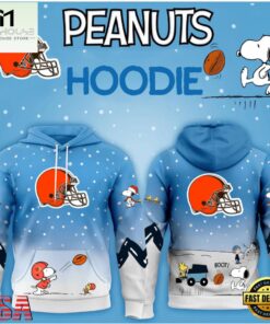 Cleveland Browns NFL x Peanuts Christmas Unisex Hoodie