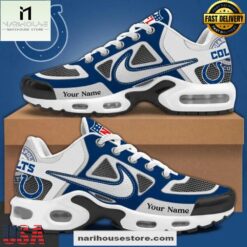 Custom Name Indianapolis Colts NFL Team Air Max Plus Shoes Gifts For Fan