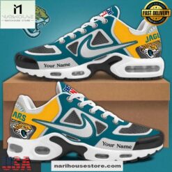Custom Name Jacksonville Jaguars NFL Team Air Max Plus Shoes Gifts For Fan