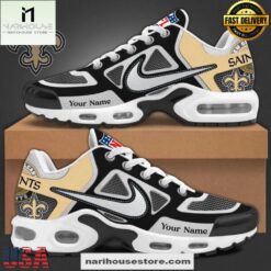 Custom Name New Orleans Saints NFL Team Air Max Plus Shoes Gifts For Fan