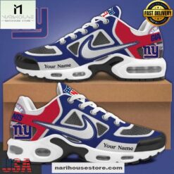Custom Name New York Giants NFL Team Air Max Plus Shoes Gifts For Fan