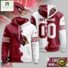Custom Name Number Arizona Cardinals Victory Split 3D Shirt For Fans