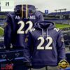 Custom Name Number Baltimore Ravens Style Jersey 3D Shirt For Fans