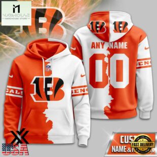 Custom Name Number Cincinnati Bengals Victory Split 3D Shirt For Fans