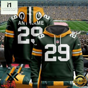 Custom Name Number Green Bay Packers Style Jersey 3D Shirt For Fans