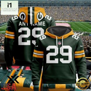 Custom Name Number Green Bay Packers Style Jersey 3D Shirt For Fans