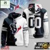 Custom Name Number Houston Texans Victory Split 3D Shirt For Fans