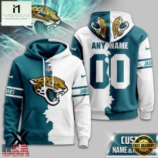 Custom Name Number Jacksonville Jaguars Victory Split 3D Shirt For Fans