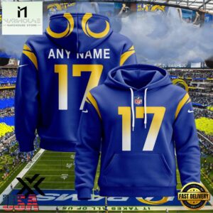 Custom Name Number Los Angeles Rams Style Jersey 3D Shirt For Fans