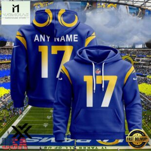 Custom Name Number Los Angeles Rams Style Jersey 3D Shirt For Fans