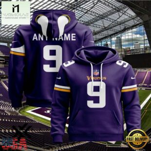 Custom Name Number Minnesota Vikings Style Jersey 3D Shirt For Fans