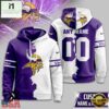 Custom Name Number Minnesota Vikings Victory Split 3D Shirt For Fans