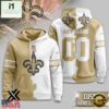 Custom Name Number New Orleans Saints Victory Split 3D Shirt For Fans