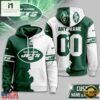 Custom Name Number New York Jets Victory Split 3D Shirt For Fans