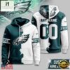 Custom Name Number Philadelphia Eagles Victory Split 3D Shirt For Fans